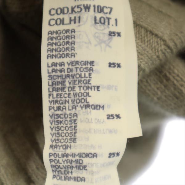 ARMANI JEANS アルマーニジーンズ イタリア製 アンゴラブレンド 長袖 セーター I40 グレージュ ニット レディース