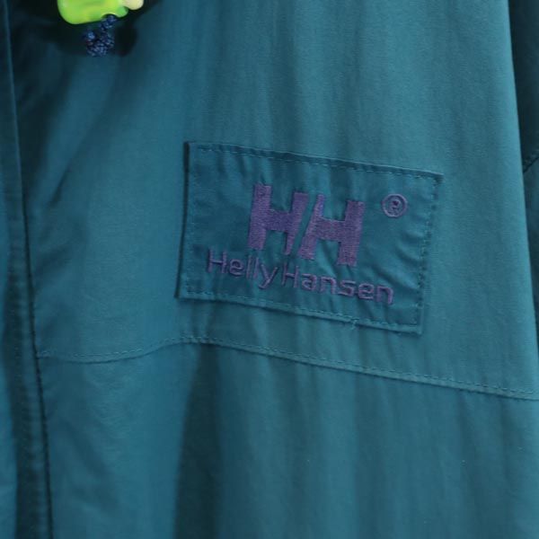 HELLY HANSEN ヘリーハンセン ナイロンジャケット XL グリーン系 フード メンズ