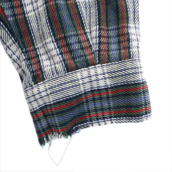 FIVE BROTHER ファイブブラザー 90s オールド チェック 長袖 シャツ M ブルー系 メンズ