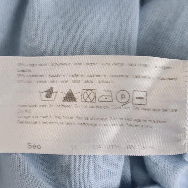 RRL ダブルアールエル イタリア製 カシミアブレンド 長袖 セーター 48 水色系 ニット メンズ