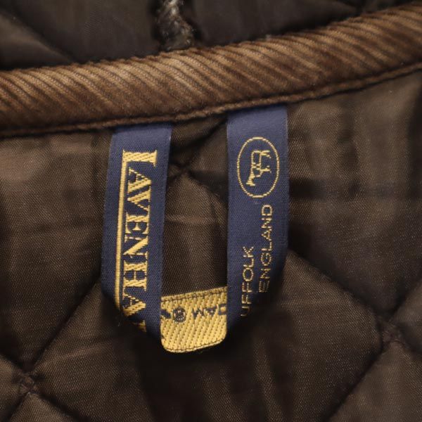 LAVENHAM ラベンハム 中綿 キルティングジャケット 36 ブラウン メンズ
