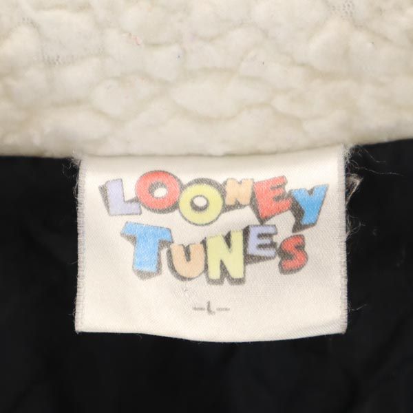 LOONEY TUNES ルーニーテューンズ バックプリント フルジップ ジャケット L グレー スウェット メンズ