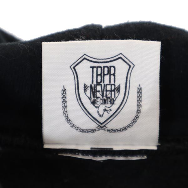 RRL ダブルアールエル バックプリント 長袖 スウェットパーカー S 黒 裏起毛 TBPR メンズ