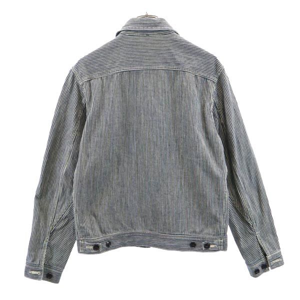 TRAVERSE トラバース 日本製 ヒッコリー ジャケット 3 ネイビー系 ジップ メンズ