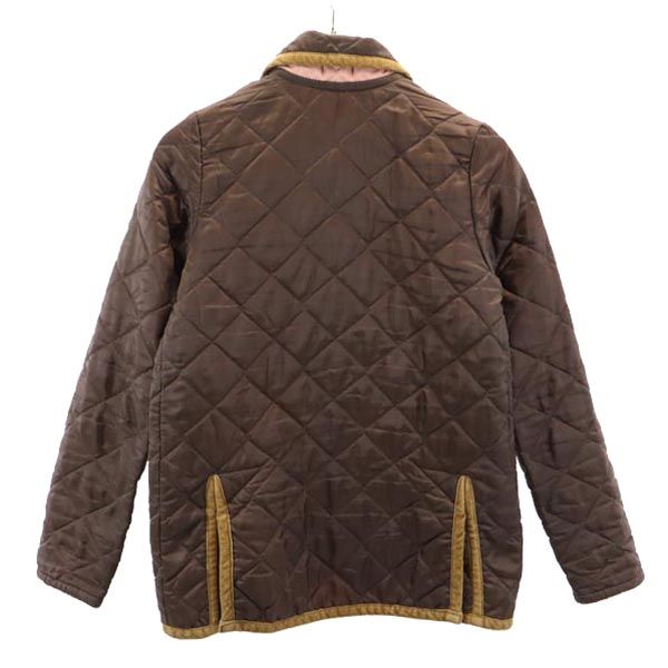 LAVENHAM ラベンハム キルティングジャケット 34 ブラウン レディース