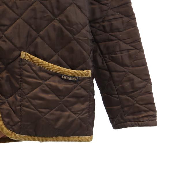 LAVENHAM ラベンハム キルティングジャケット 34 ブラウン レディース