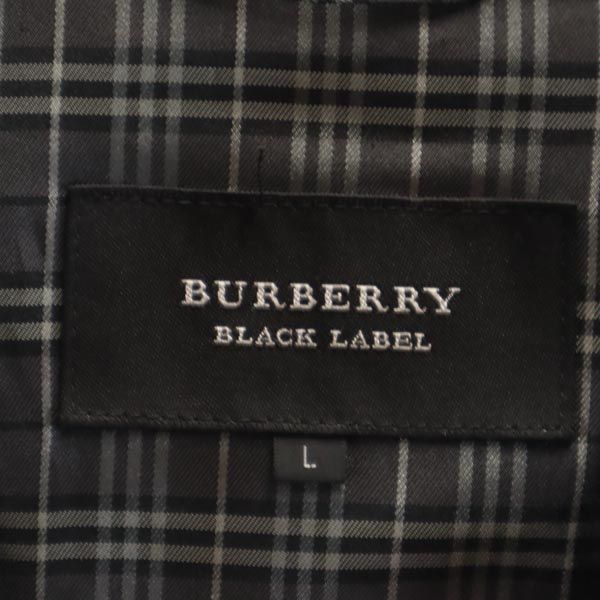BURBERRY BLACK LABEL バーバリーブラックレーベル 三陽商会 トレンチ風 ジャケット L ネイビー メンズ