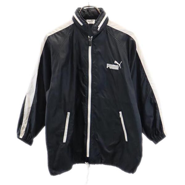 PUMA プーマ 90s ヒットユニオン製 オールド ナイロンジャケット ブラック キッズ
