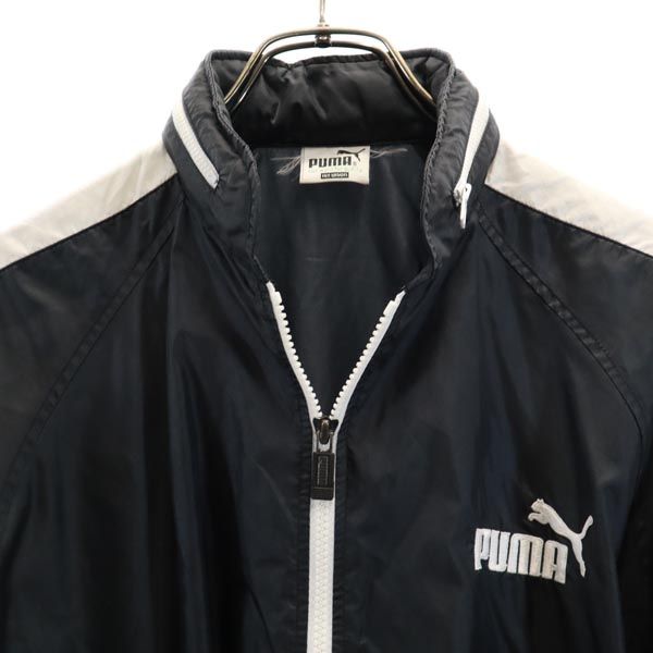 PUMA プーマ 90s ヒットユニオン製 オールド ナイロンジャケット ブラック キッズ