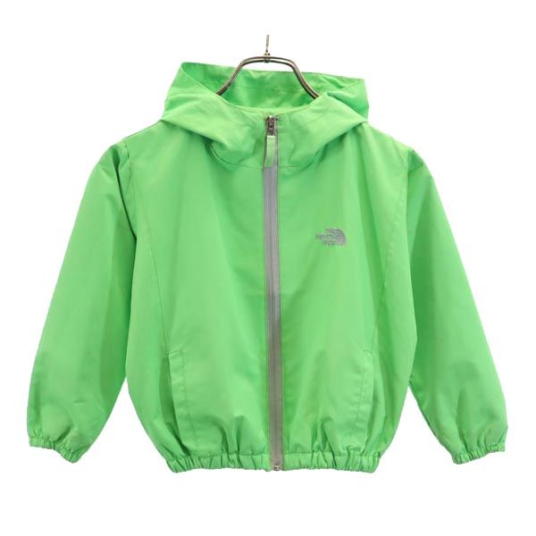 THE NORTH FACE ノースフェイス アウトドア ナイロンジャケット S 黄緑 キッズ