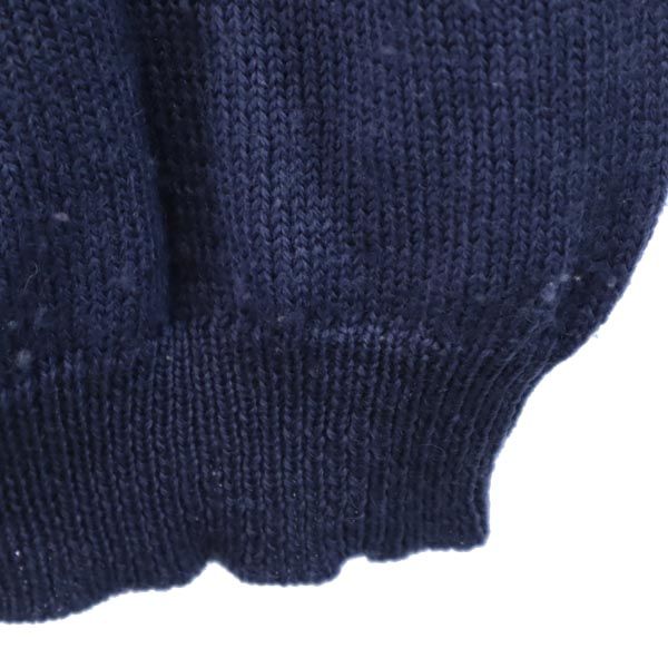 RRL ダブルアールエル ウール 長袖 セーター M ネイビー ニット プルオーバー メンズ