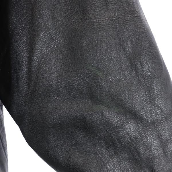 CHEROKEE チェロキー 中綿 レザージャケット M ブラック 本革 本皮 レディース