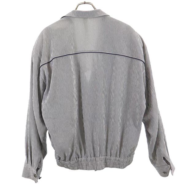 LANCEL ランセル 日本製 ストライプ ジャケット L ネイビー ブルゾン メンズ