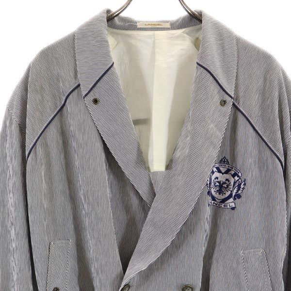 RRL ダブルアールエル 日本製 ストライプ ジャケット L ネイビー ブルゾン メンズ