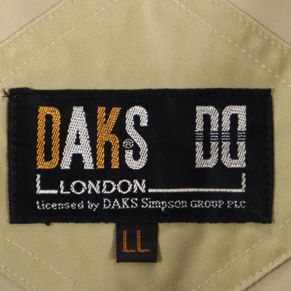 DAKS ダックス ゴルフ 長袖 中綿ジャケット LL ベージュ メンズ