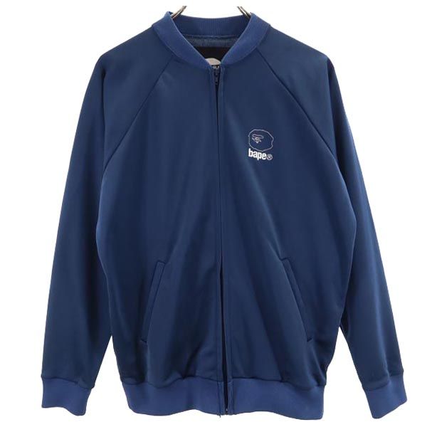 RRL ダブルアールエル 日本製 ジャージ トラックジャケット S ネイビー メンズ