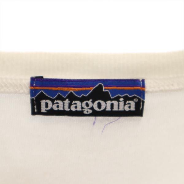 パタゴニア バックプリント 長袖 スウェット トレーナー ホワイト系 patagonia メンズ