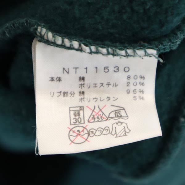 ノースフェイス NT11530 リアビュー 長袖 スウェット ジップパーカー S グリーン THE NORTH FACE メンズ