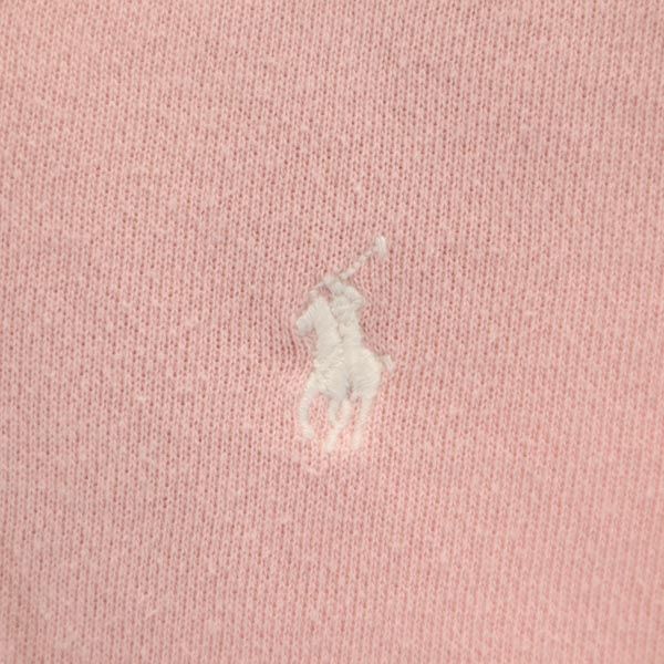 ポロラルフローレン 長袖 スウェット ジップパーカー L ピンク POLO RALPH LAUREN キッズ