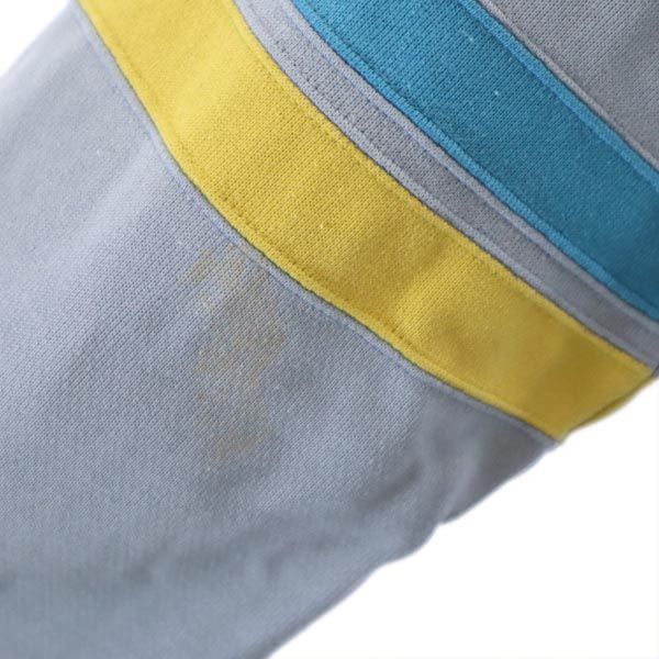 adidas アディダス 70s 80s ヴィンテージ デサント製 長袖 ポロシャツ L ブルー系 メンズ