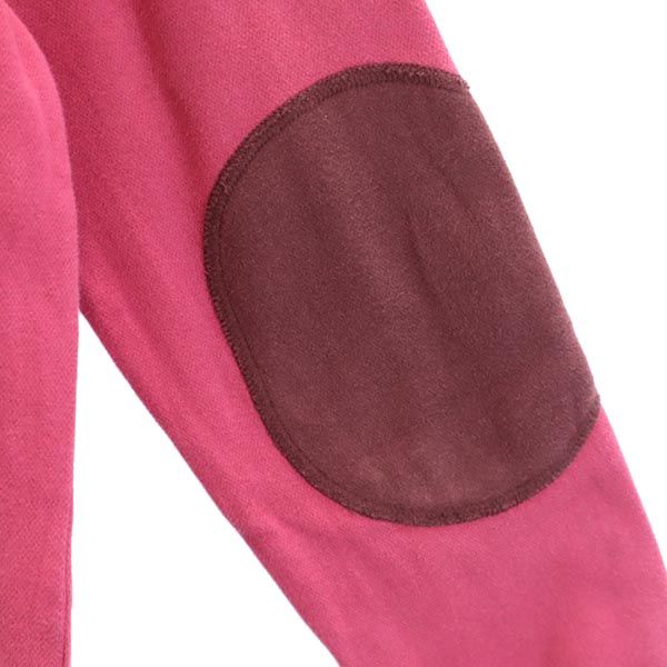 LACOSTE ラコステ 長袖 ポロシャツ 4 ピンク系 エルボーパッチ ロゴ刺_ メンズ