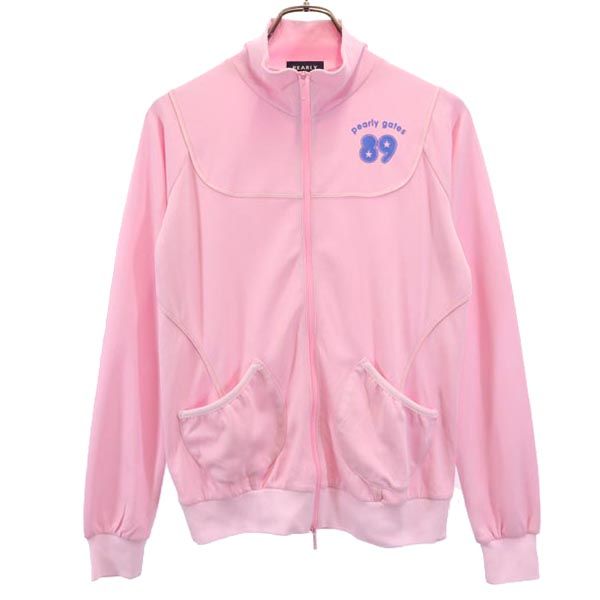 PEARLY GATES パーリーゲイツ ゴルフ 長袖 ジップジャケット 1 ピンク系 ブルゾン レディース