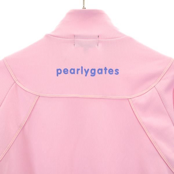 PEARLY GATES パーリーゲイツ ゴルフ 長袖 ジップジャケット 1 ピンク系 ブルゾン レディース