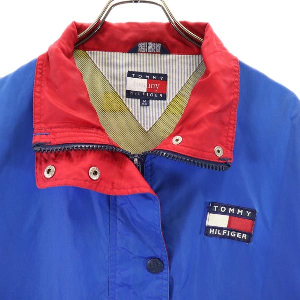 TOMMY HILFIGER トミーヒルフィガー ナイロンジャケット M ブルー レディース