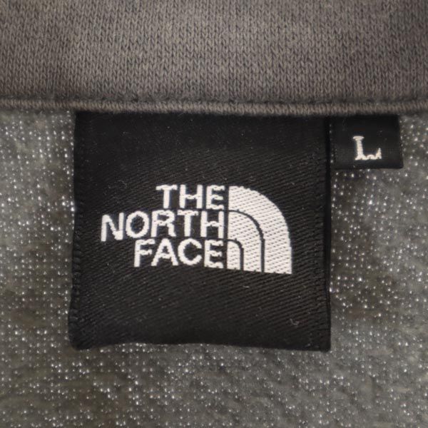 THE NORTH FACE ノースフェイス NT35203 長袖 ハーフジップ スウェット トレーナー L グレー アウトドア メンズ