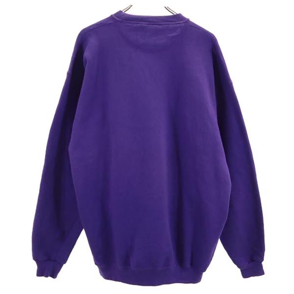 タイムアウト 90s オールド USA製 エルダーパンサーズ 長袖 スウェット L パープル TIME OUT ELDER PANTHERS ヘビーウェイト裏起毛 メンズ