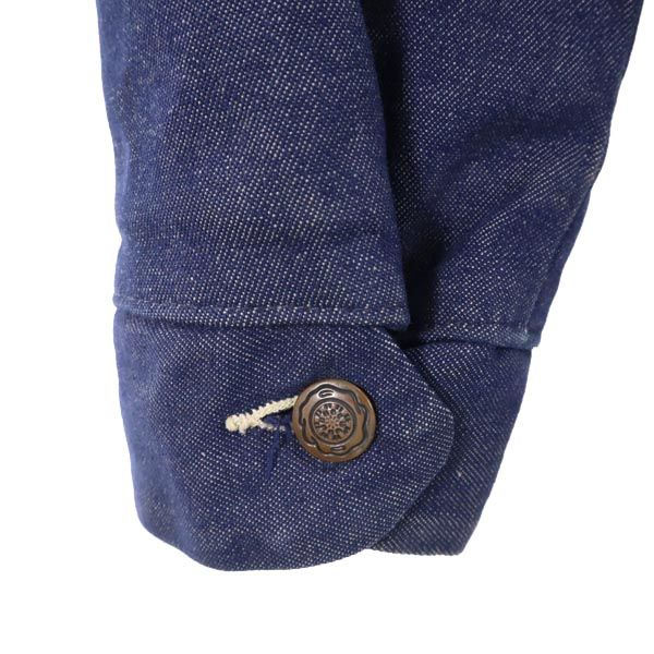 ブルーベル カバーオール デニムジャケット 38 インディゴ BLUE BELL 裏ブランケット メンズ