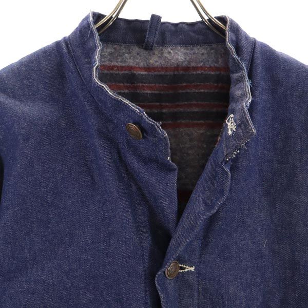ブルーベル カバーオール デニムジャケット 38 インディゴ BLUE BELL 裏ブランケット メンズ