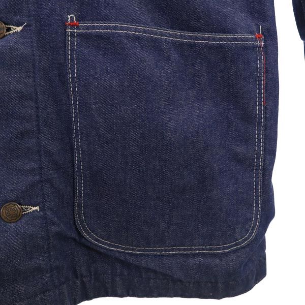 ブルーベル カバーオール デニムジャケット 38 インディゴ BLUE BELL 裏ブランケット メンズ