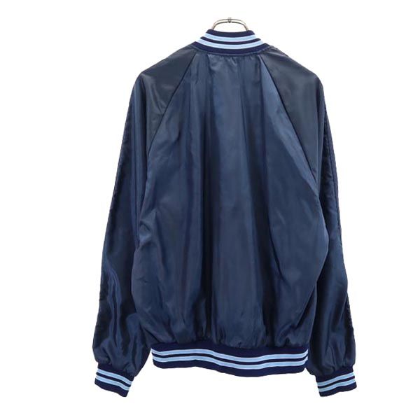 DEER FOOT 80s 90s オールド USA製 アノラックプルオーバー ジャケット XL ネイビー ベースボール メンズ