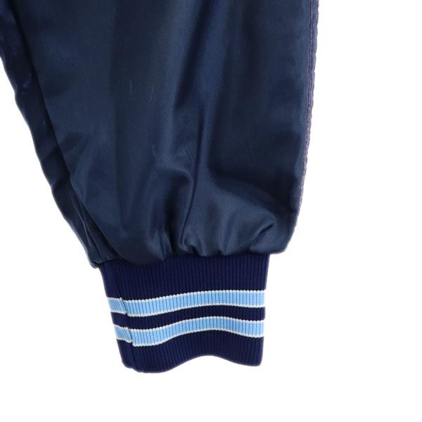 DEER FOOT 80s 90s オールド USA製 アノラックプルオーバー ジャケット XL ネイビー ベースボール メンズ