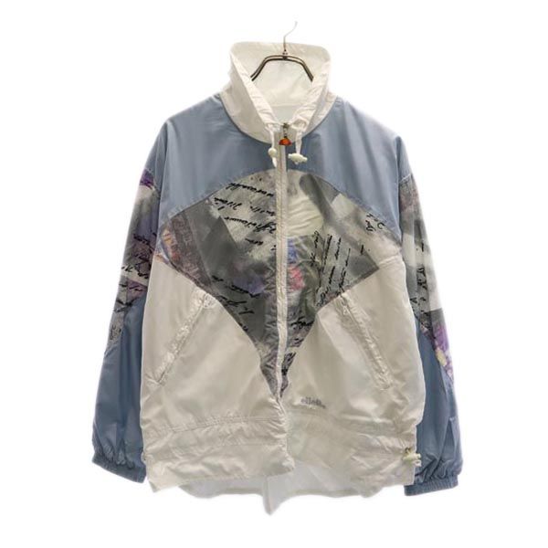 ellesse エレッセ オールド 切替 ブルゾン 42 ホワイト 他 ジャケット レディース