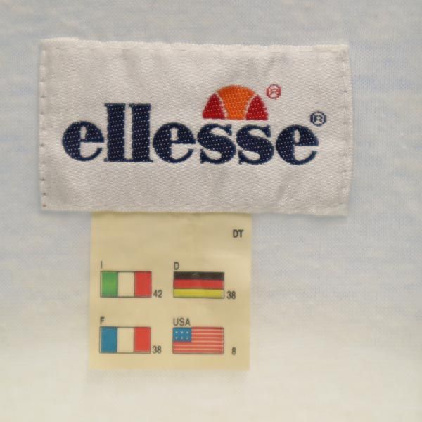 ellesse エレッセ オールド 切替 ブルゾン 42 ホワイト 他 ジャケット レディース
