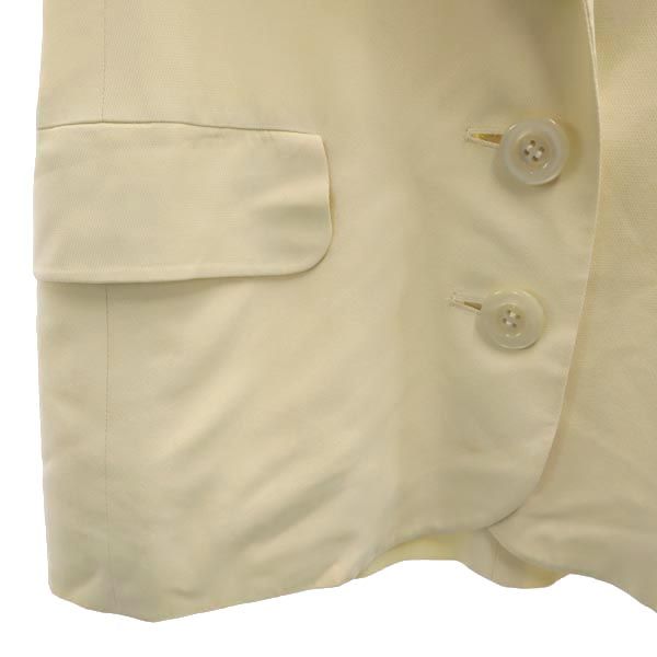 YVES SAINT LAURENT イヴサンローラン テーラードジャケット S アイボリー系 レディース