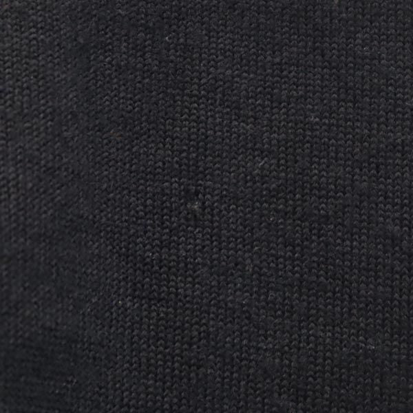 LANCEL ランセル 日本製 ウール 長袖 ニット M ブラック セーター メンズ