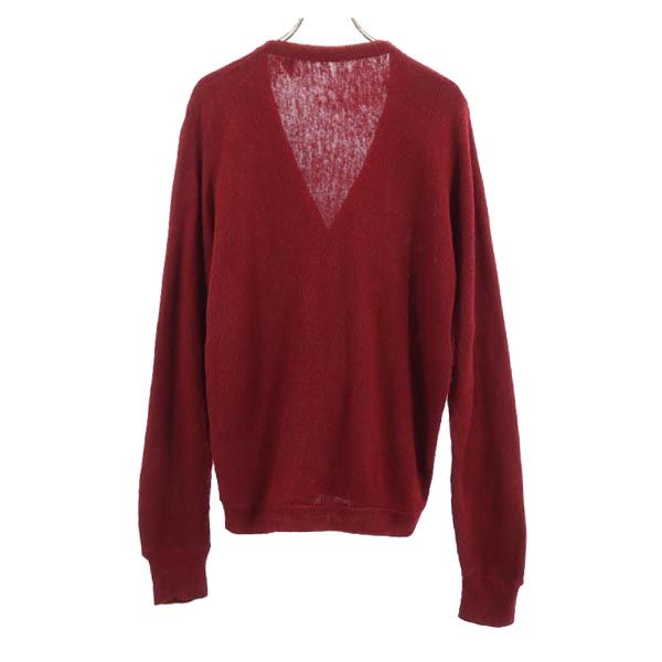 VINTAGE ヴィンテージ 70s 長袖 カーディガン レッド系 メンズ