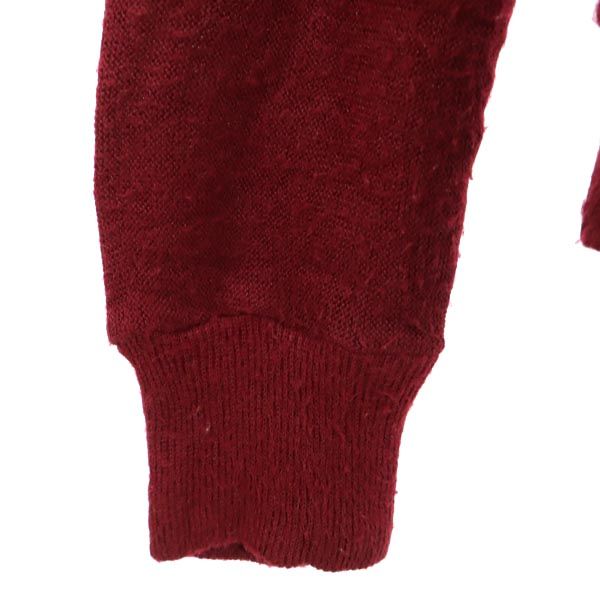 VINTAGE ヴィンテージ 70s 長袖 カーディガン レッド系 メンズ