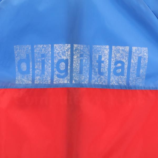 adidas アディダス 80s ヴィンテージ トレフォイルロゴ 3ライン ナイロンジャケット 36 ブルー系 マウンテンパーカー メンズ