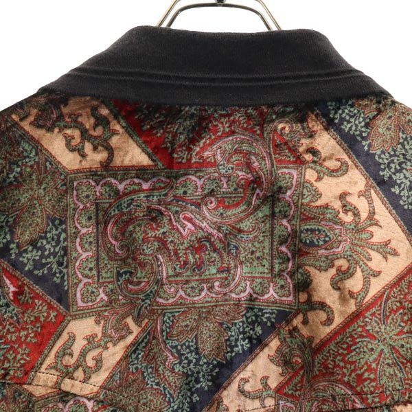 COLIN HARVEY コリンハーヴェイ 80s ヴィンテージ アート 英国製 総柄 ジャケット M 裏キルティング メンズ