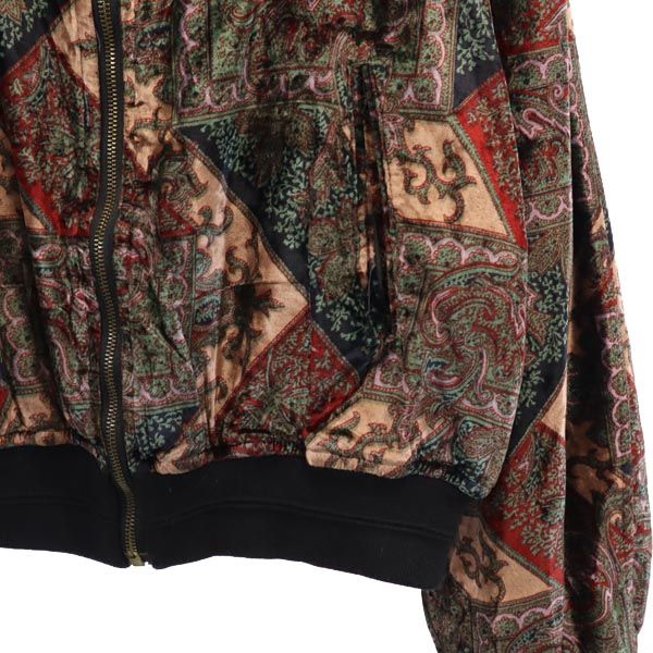 COLIN HARVEY コリンハーヴェイ 80s ヴィンテージ アート 英国製 総柄 ジャケット M 裏キルティング メンズ