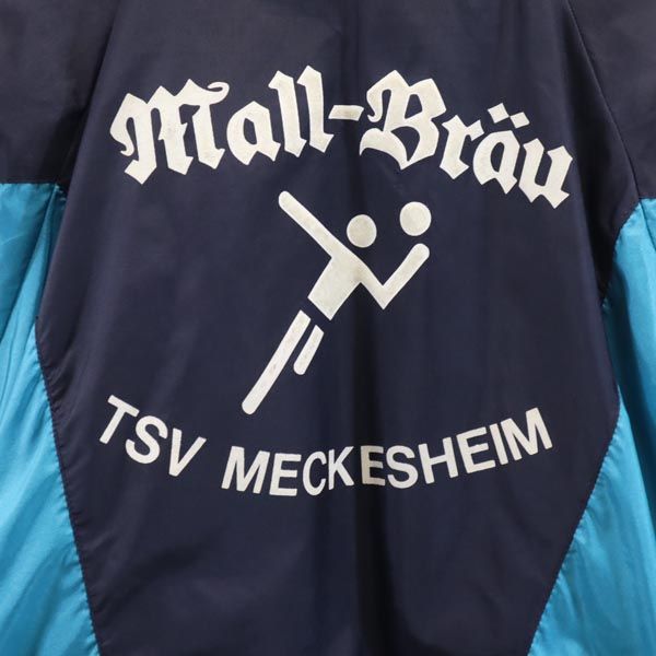 adidas アディダス 80s ヴィンテージ トレフォイルロゴ ウインド ジャケット XS ブルー系 メンズ