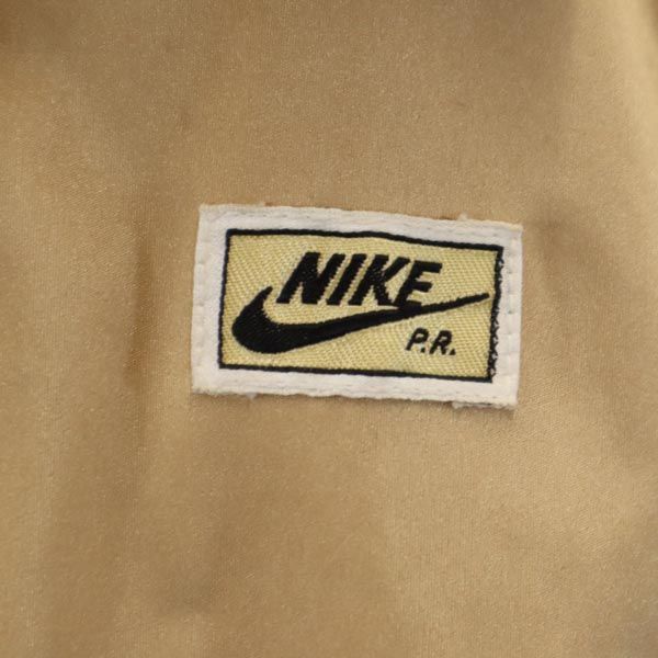NIKE ナイキ 80s 紺タグ ヴィンテージ ブルゾン M ゴールドブラウン ジャケット ベンチレーション レディース
