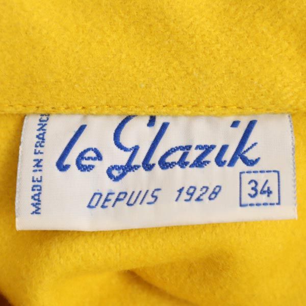 LE GLAZIK ルグラジック フランス製 ジャケット 34 イエロー系 レディース