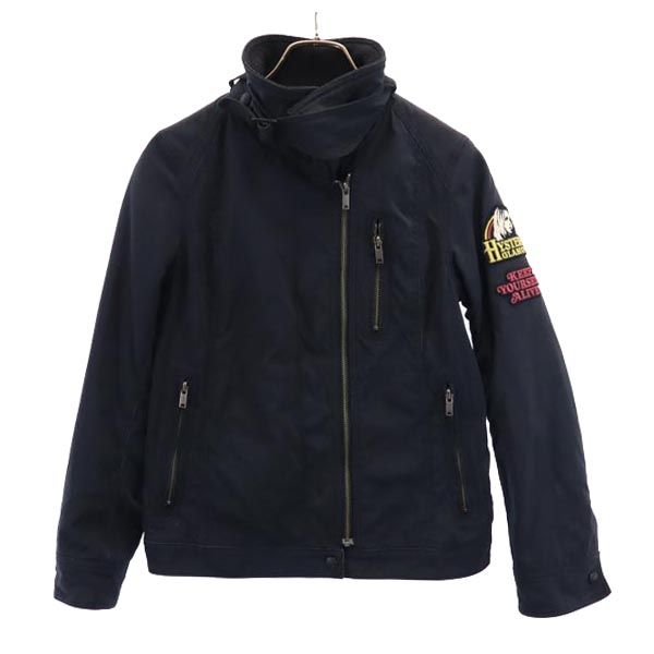 HYSTERIC ヒステリック 日本製 ジップジャケット F 黒 ミリタリージャケット 裏キルティング レディース