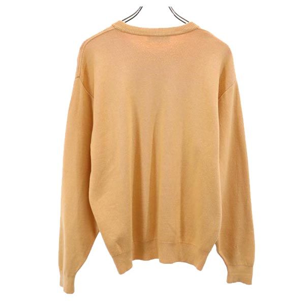 mila schon ミラショーン ウールブレンド 長袖 ニット M オレンジ系 セーター メンズ
