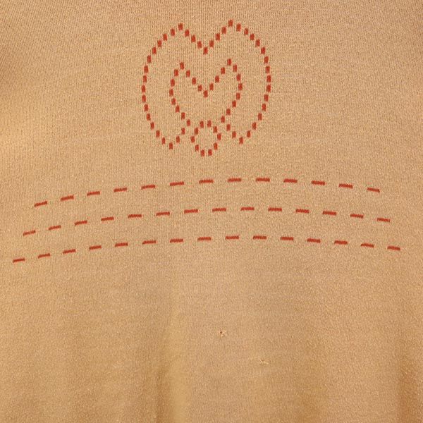 mila schon ミラショーン ウールブレンド 長袖 ニット M オレンジ系 セーター メンズ